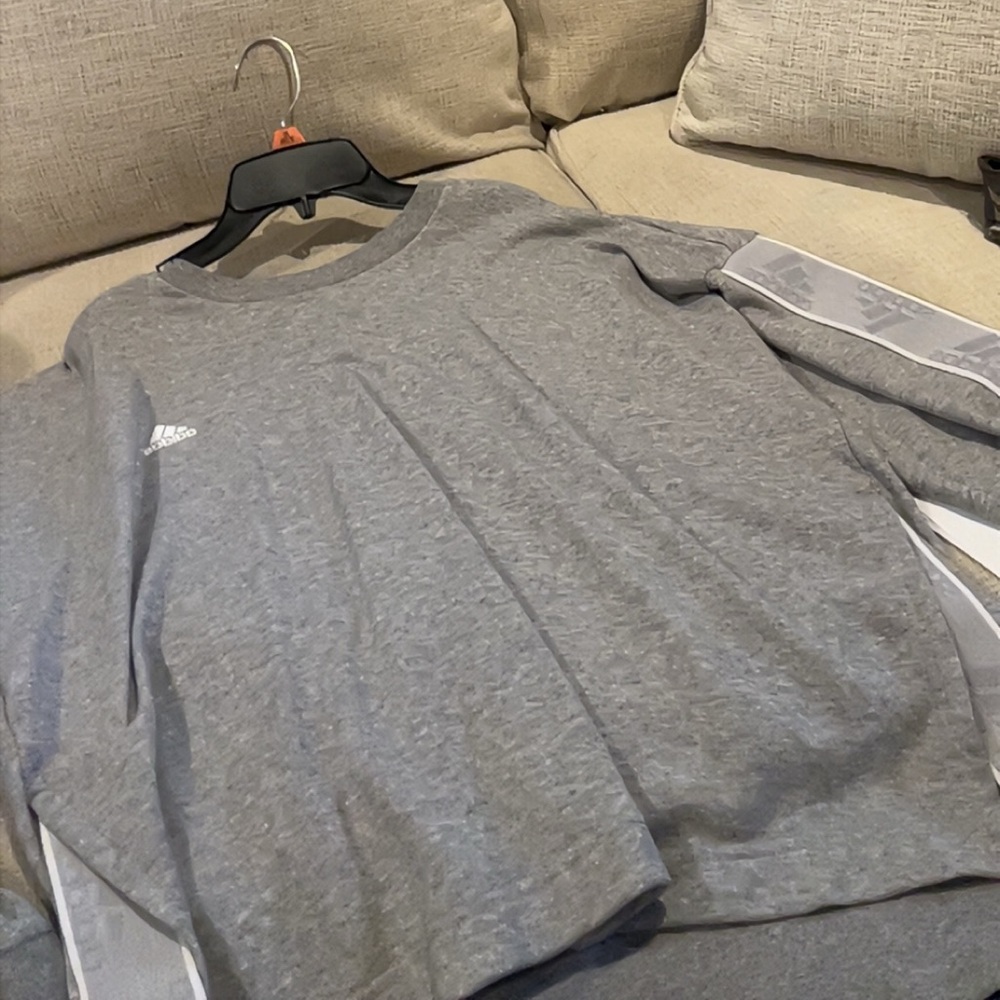 Adidas Women's Gray Sweatshirt